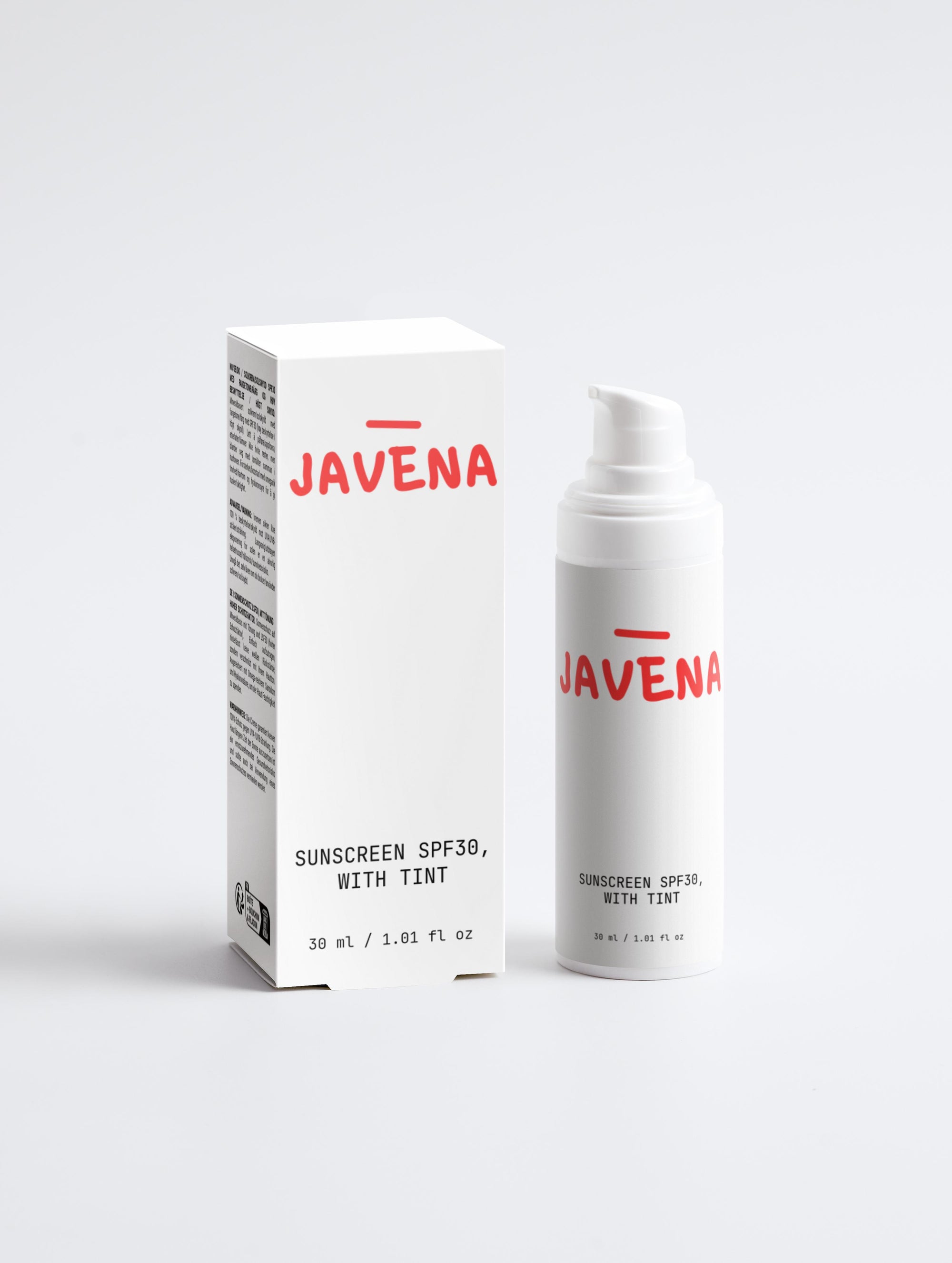 Sunscreen SPF30, with tint